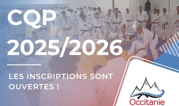 CQP : inscrivez vous pour la rentrée 2025/2026 !