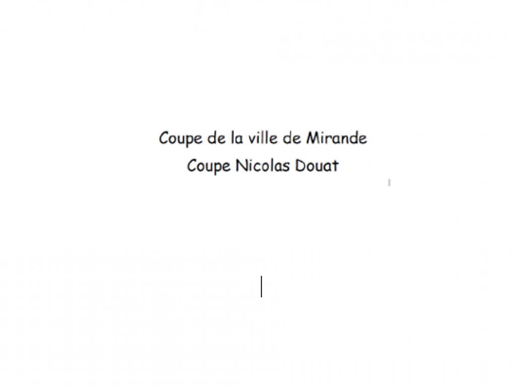 Image de l'actu 'Mirande -COUPE VILLE 2024'
